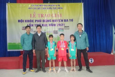 Tham gia hội khỏe Phù Đổng huyện Ba Tơ lần thứ XIII năm 2021.